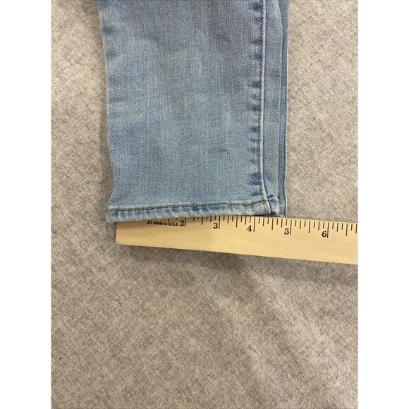 Levis 721 Jeans Womens Tag 30x28 Actual 27x27 Blue High Rise Skinny Western Y2K - Picture 11 of 15